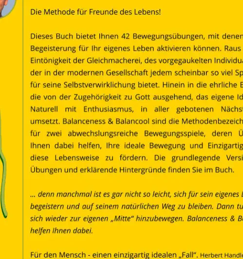 Buch - Meine ideale Bewegung von Herbert Handler