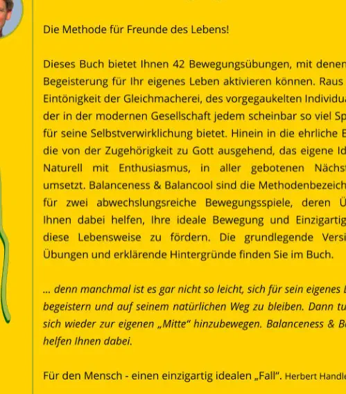 Buch - Meine ideale Bewegung von Herbert Handler